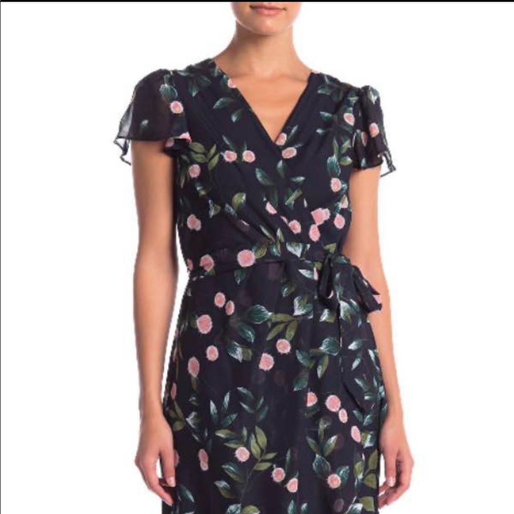 Beautiful hi-low floral dress